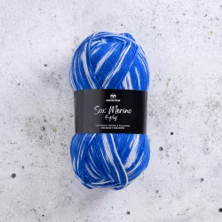 Svarta Fåret Sox Merino 4 ply, 100g Space Opera