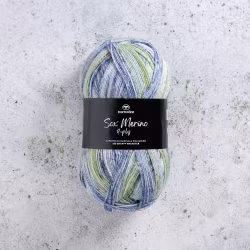 Svarta Fåret Sox Merino 4 ply, 100g Cyberpunk