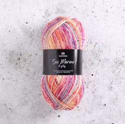 Svarta Fåret Sox Merino 4 ply, 100g Pulp Fiction