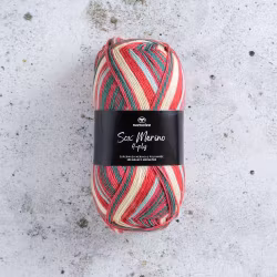 Svarta Fåret Sox Merino 4 ply, 100g Apple Cart