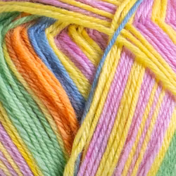 Svarta Fåret Sox Merino 4 ply, 100g Jellybean Row