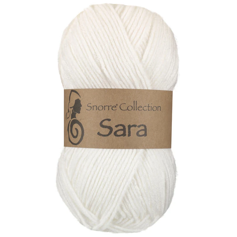 Snorre Collection Sara, 50g, 900 Vit