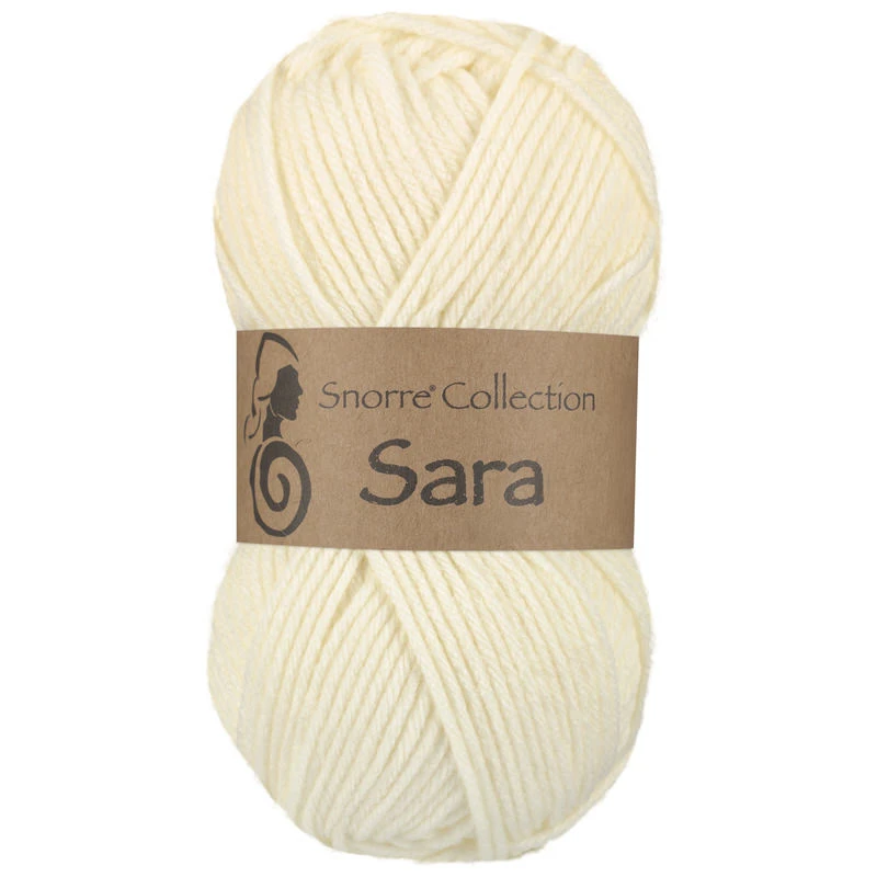 Snorre Collection Sara, 50g, 902 Naturvit