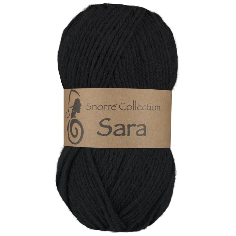 Snorre Collection Sara, 50g, 903 Svart
