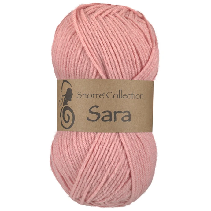 Snorre Collection Sara, 50g, 962 Ljusrosa
