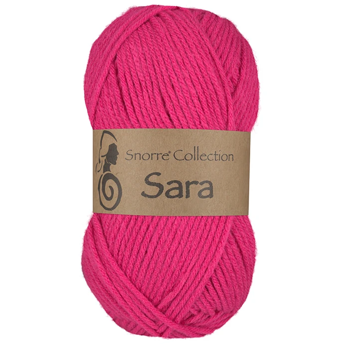 Snorre Collection Sara 50g – 963 Cerise (nystan)