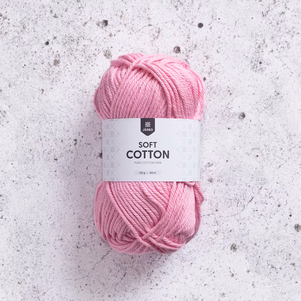 Järbo Soft Cotton, 8814, Sweet Pink, 50g