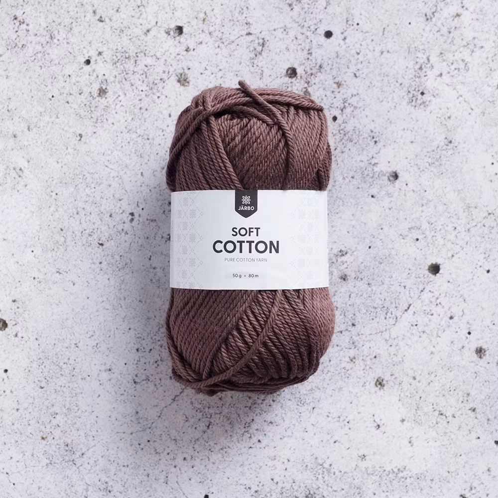 Järbo Soft Cotton, 8843, Mocha Brown, 50g