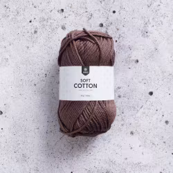 Järbo Soft Cotton, 8843, Mocha Brown, 50g