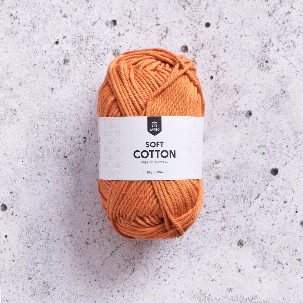 Järbo Soft Cotton, 8845, Orange, 50g