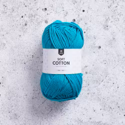 Järbo Soft Cotton, 8846, Strong Turquoise, 50g