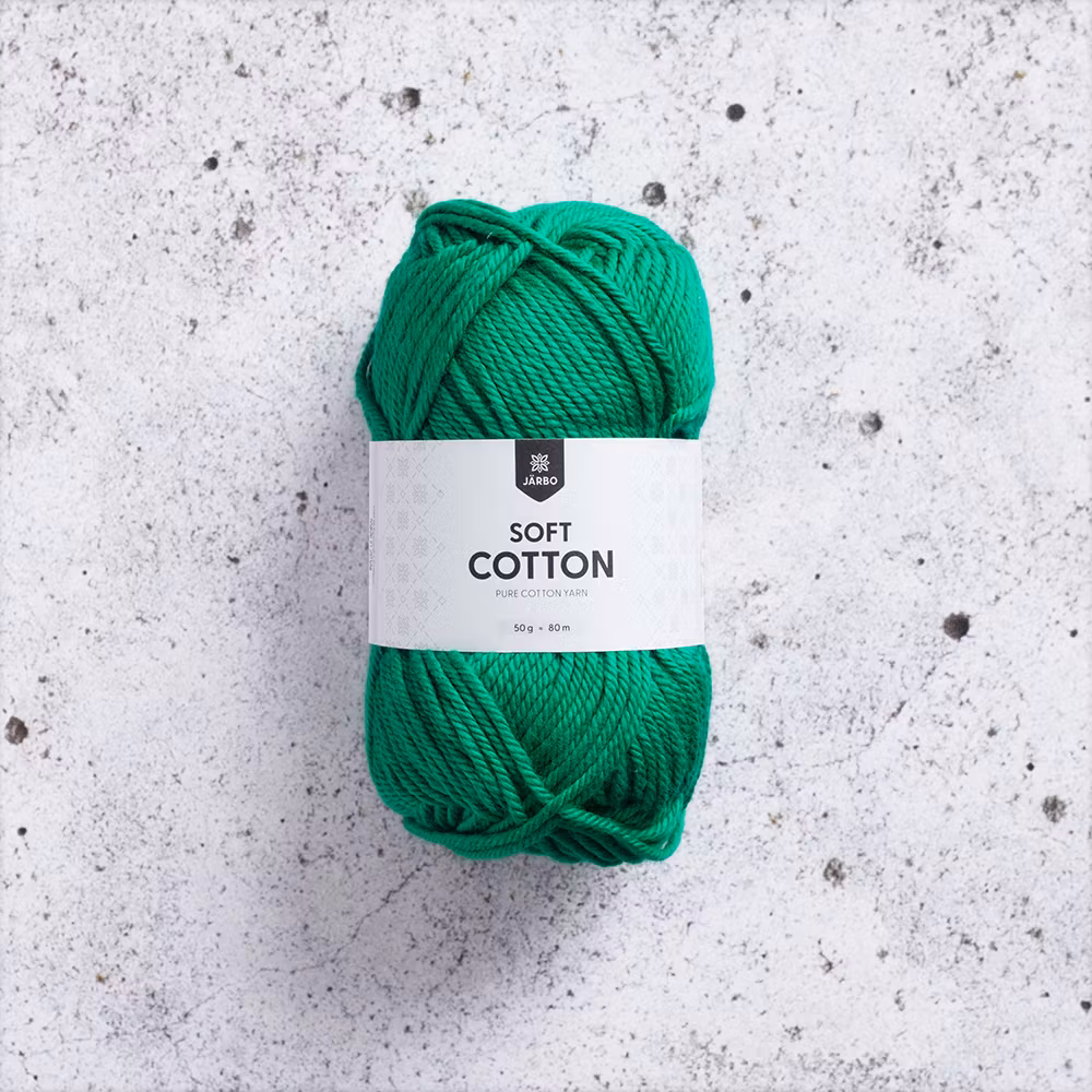 Järbo Soft Cotton, 8848, Leaf Green, 50g