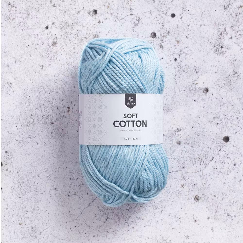 Järbo Soft Cotton, 8849, Paled Blue, 50g