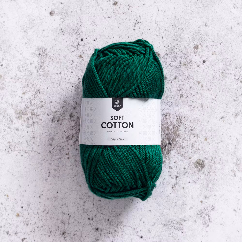 Järbo Soft Cotton, 8860, Forest Green, 50g