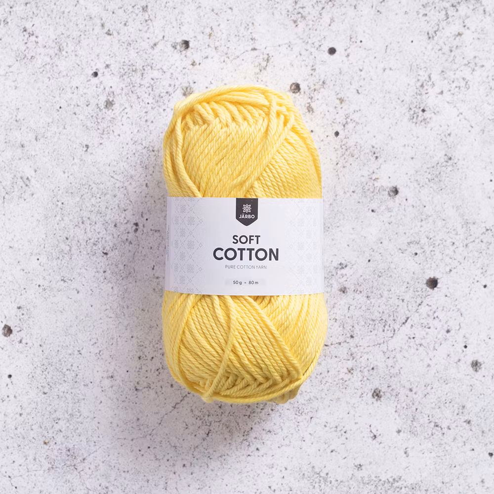 Järbo Soft Cotton, 8874, Lemon, 50g