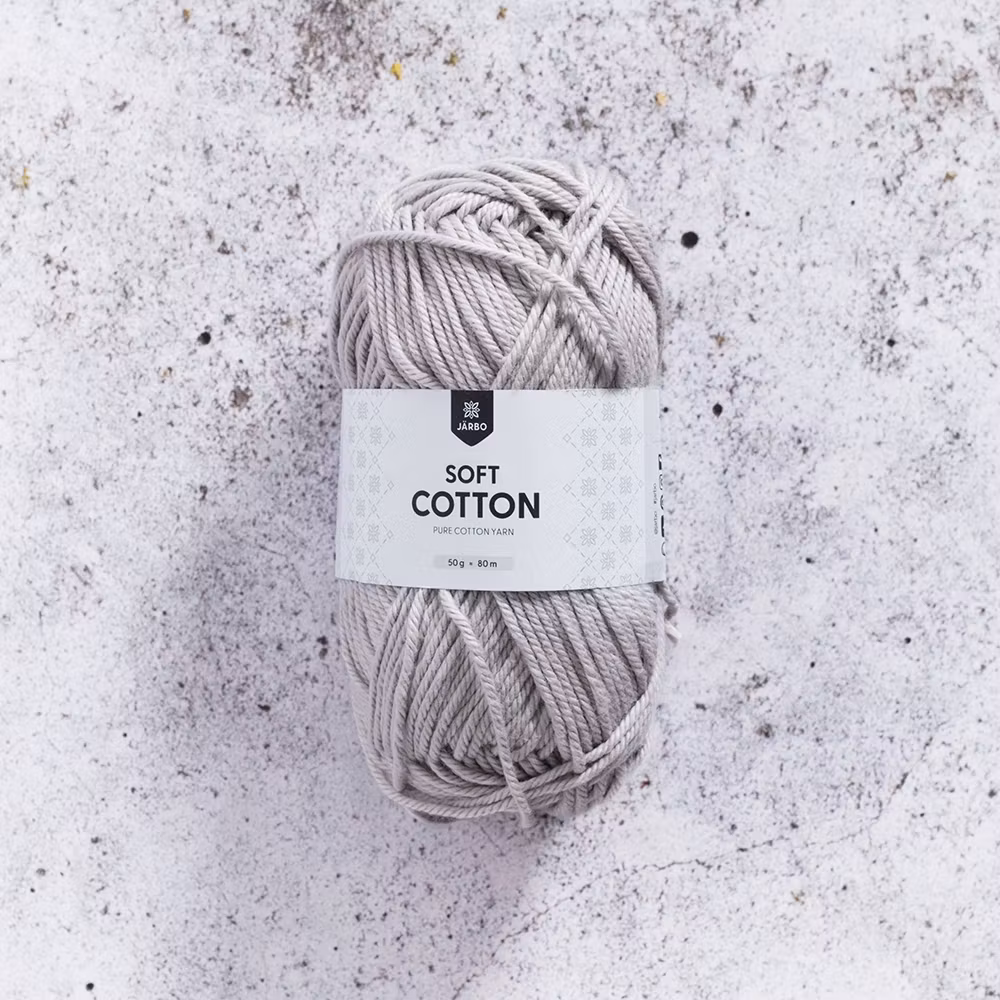 Järbo Soft Cotton, 8875, Greyish, 50g