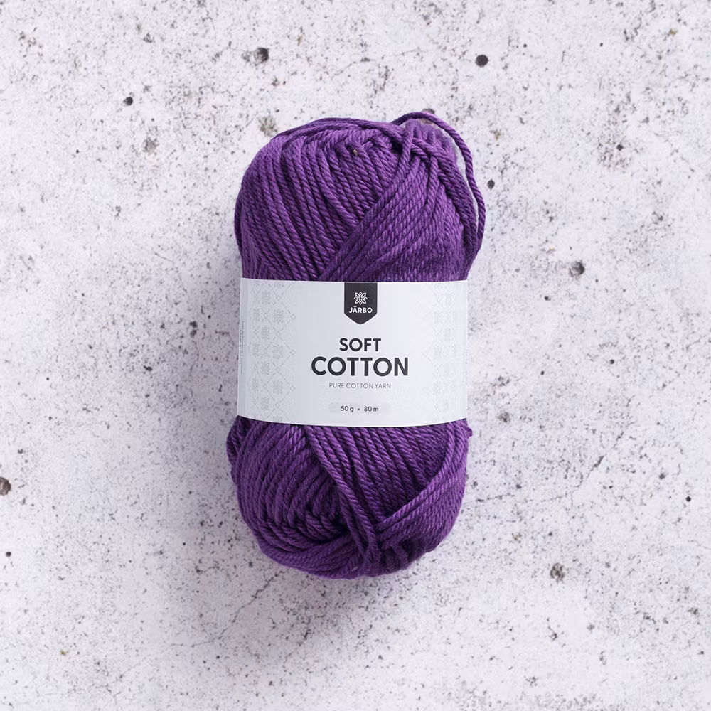 Järbo Soft Cotton, 8877, Plum, 50g