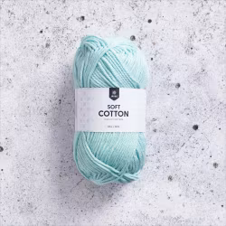 Järbo Soft Cotton, 8885, Paled Aqua, 50g