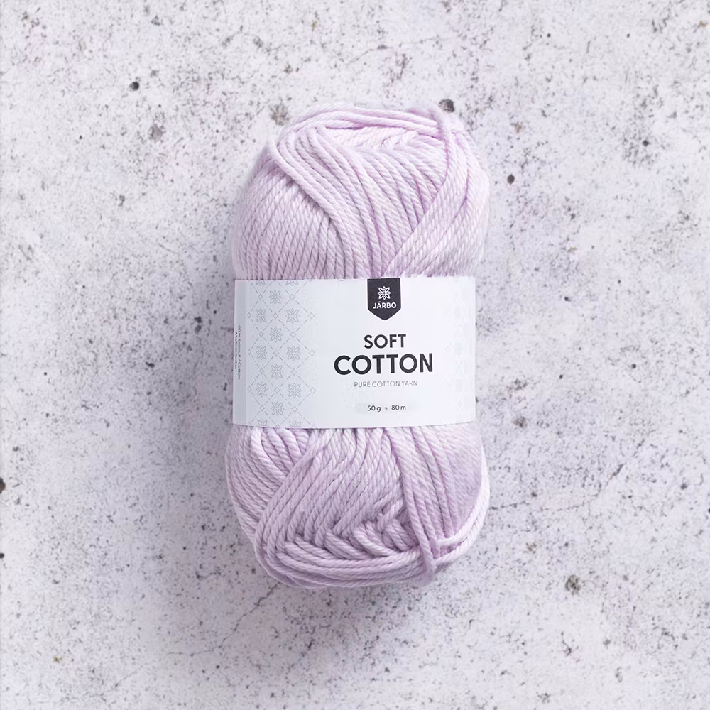 Järbo Soft Cotton, 8886, Pastel Lilac, 50g