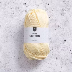 Järbo Soft Cotton, 8888, Pastel Yellow, 50g