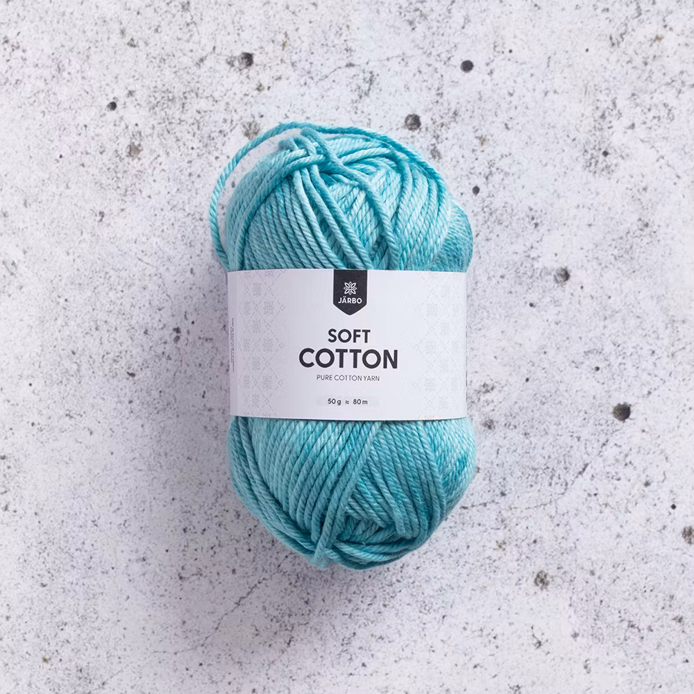 Järbo Soft Cotton, 8891, Lagoon Splash, 50g
