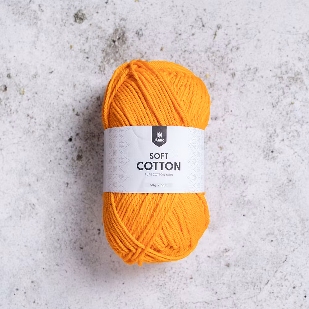 Järbo Soft Cotton, 8899, Orange Squeeze, 50g