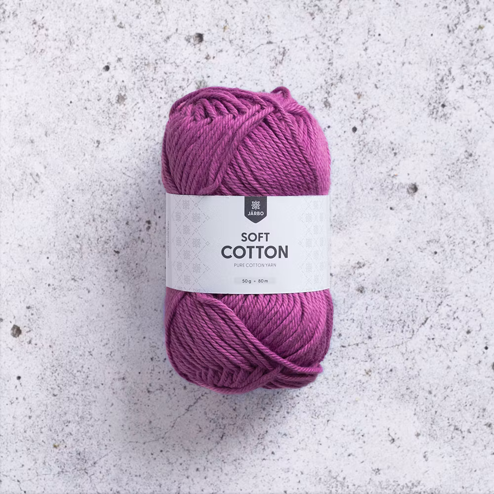 Järbo Soft Cotton, 8902, Berry Poppins, 50g