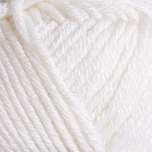 Järbo Merino Bomull, 34000, Cloud Dancer, 50g