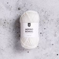 Järbo Merino Bomull, 34000, Cloud Dancer, 50g