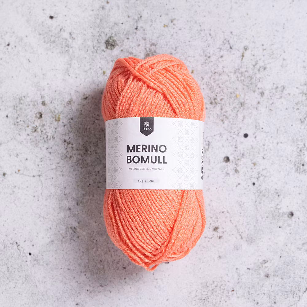 Järbo Merino Bomull, 34005, Fusion Coral, 50g