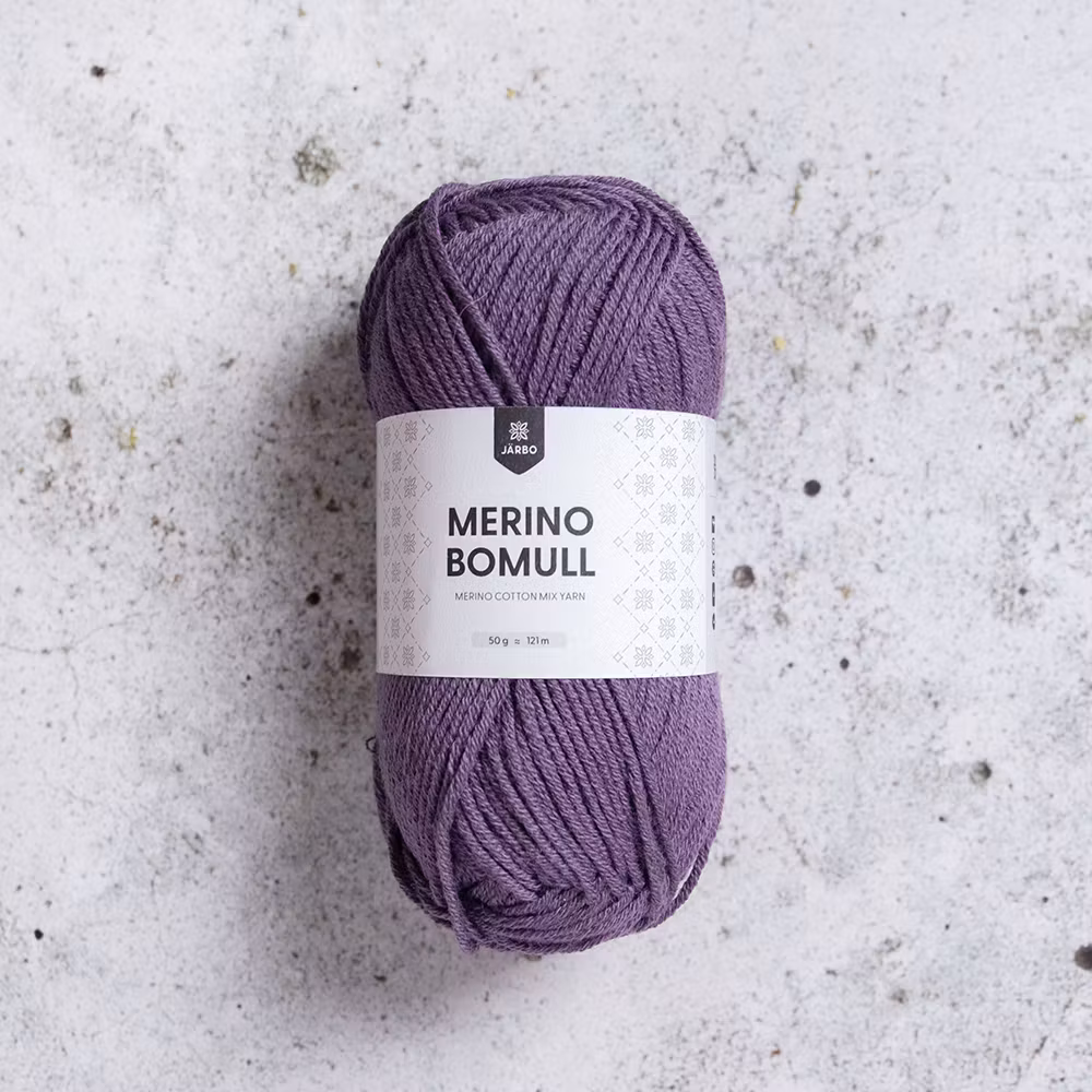 Järbo Merino Bomull, 34007, Montana Grape, 50g