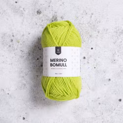 Järbo Merino Bomull, 34012, Acid Lime, 50g