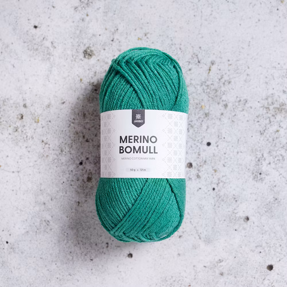 Järbo Merino Bomull, 34013, Pine Green, 50g