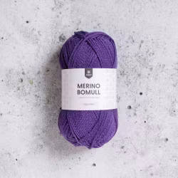 Järbo Merino Bomull, 34018, Prism Violet, 50g
