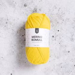 Järbo Merino Bomull, 34019, Blazing Yellow, 50g