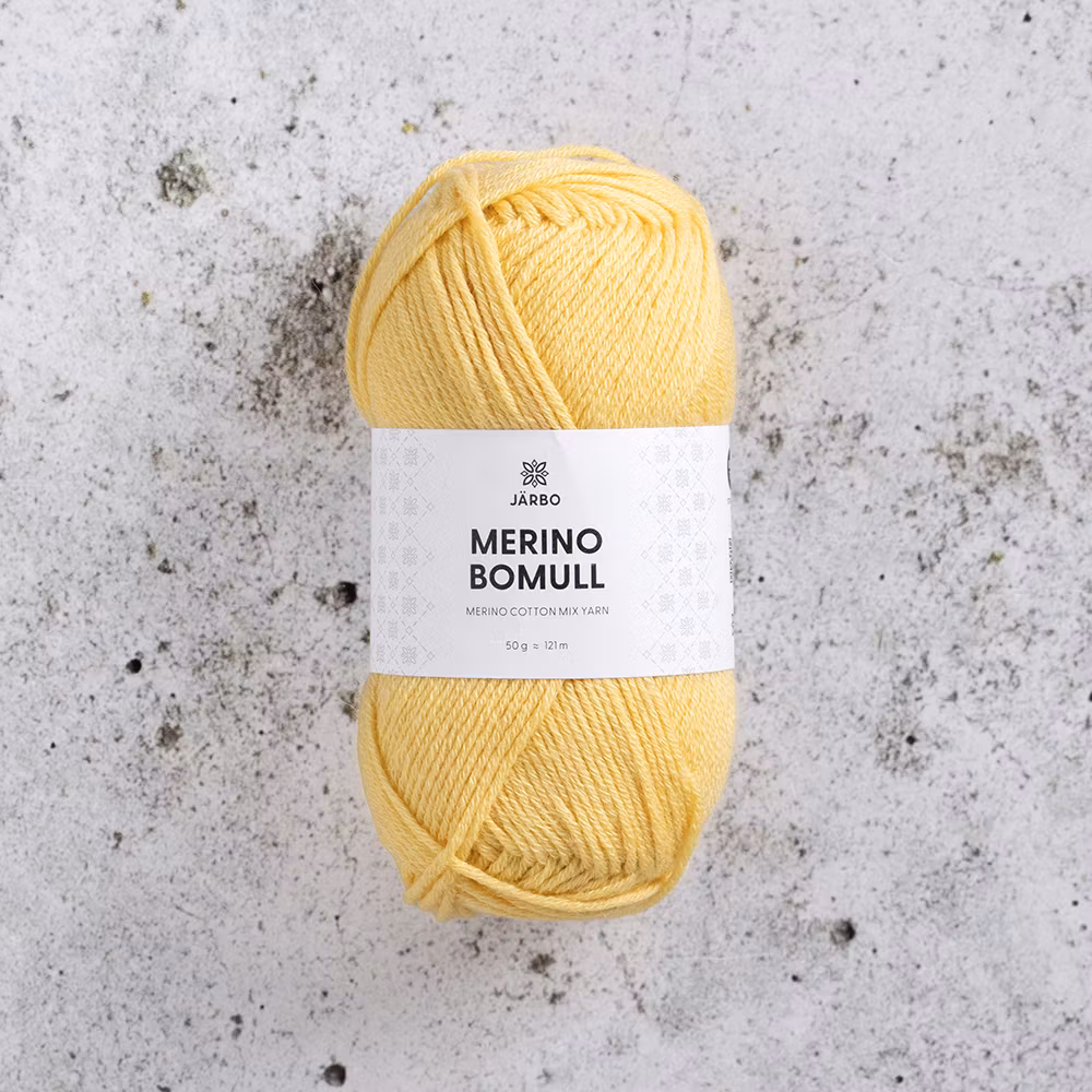 Järbo Merino Bomull, 34023, Butter Me Up, 50g