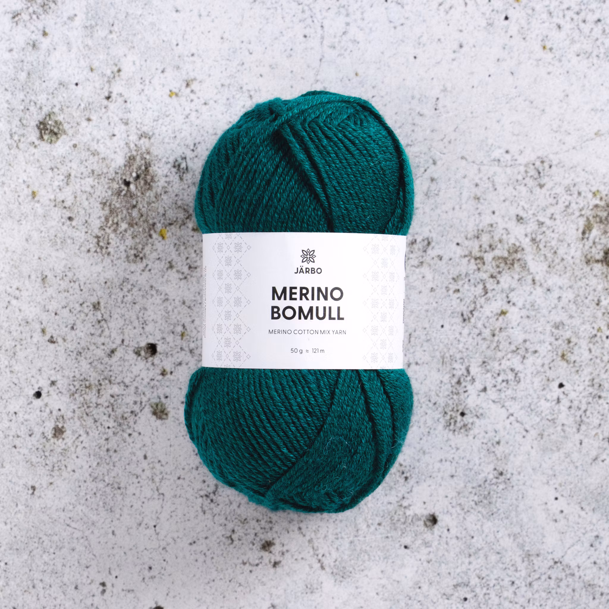 Järbo Merino Bomull, 34024, Green Supreme, 50g