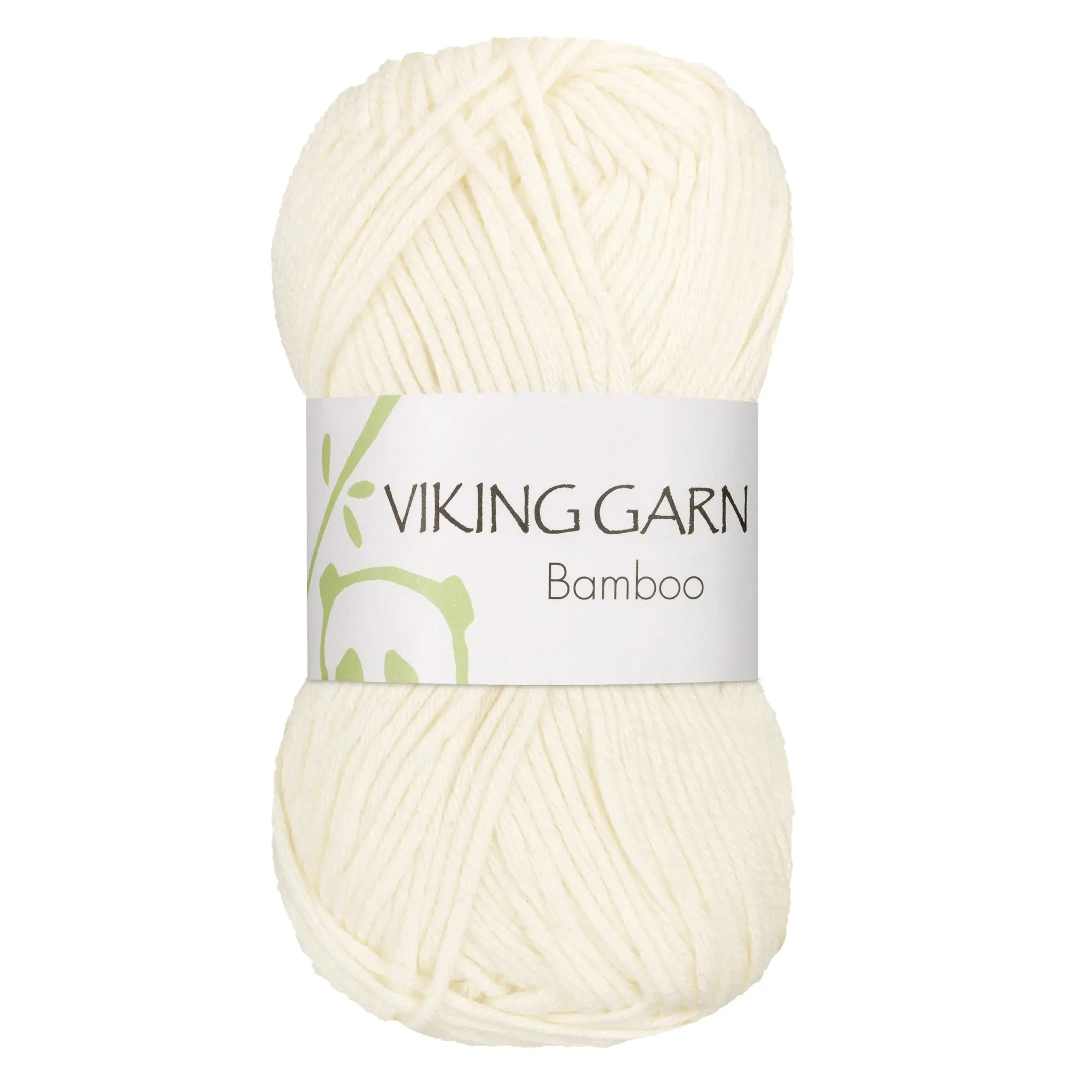 Viking Garn Bamboo, 50g, 602 Naturvit