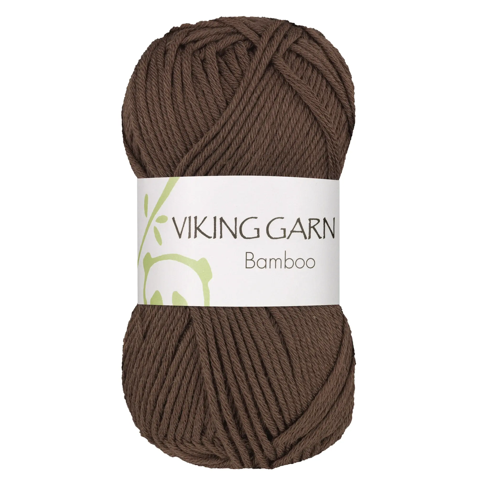 Viking Garn Bamboo, 50g, 608 Brun