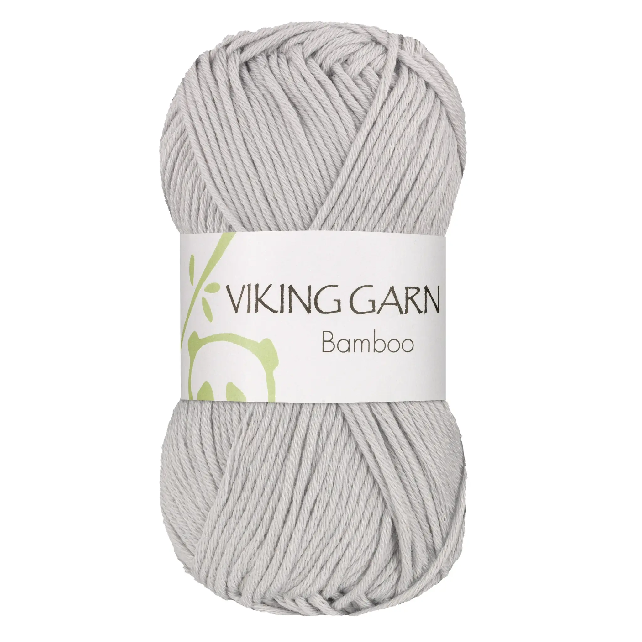 Viking Garn Bamboo, 50g, 613 Ljusgrå