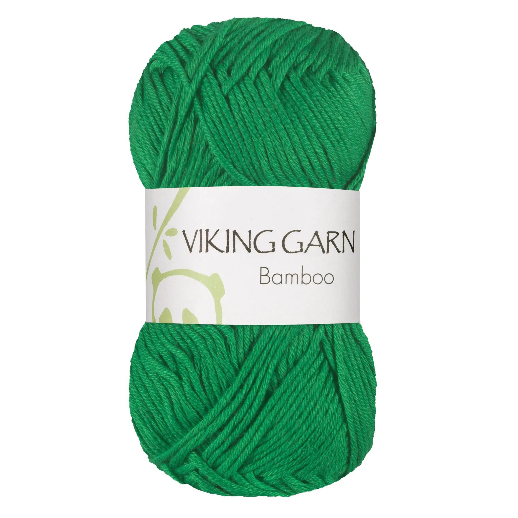 Viking Garn Bamboo, 50g, 632 Äppelgrön