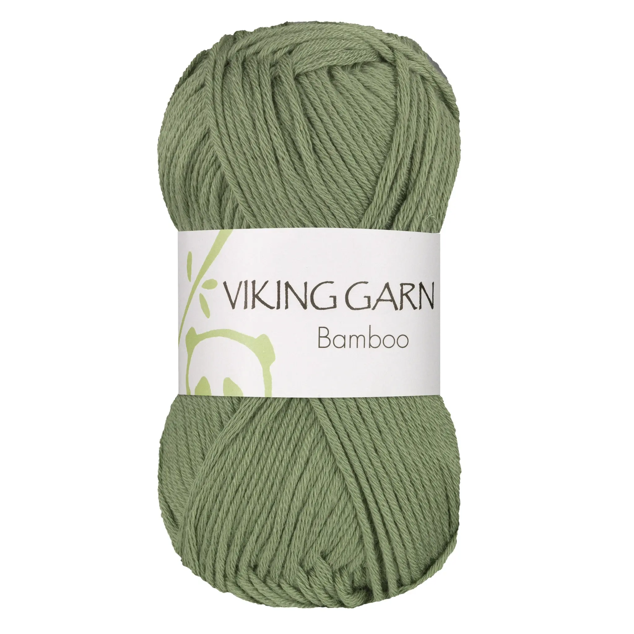 Viking Garn Bamboo, 50g, 634 Grön