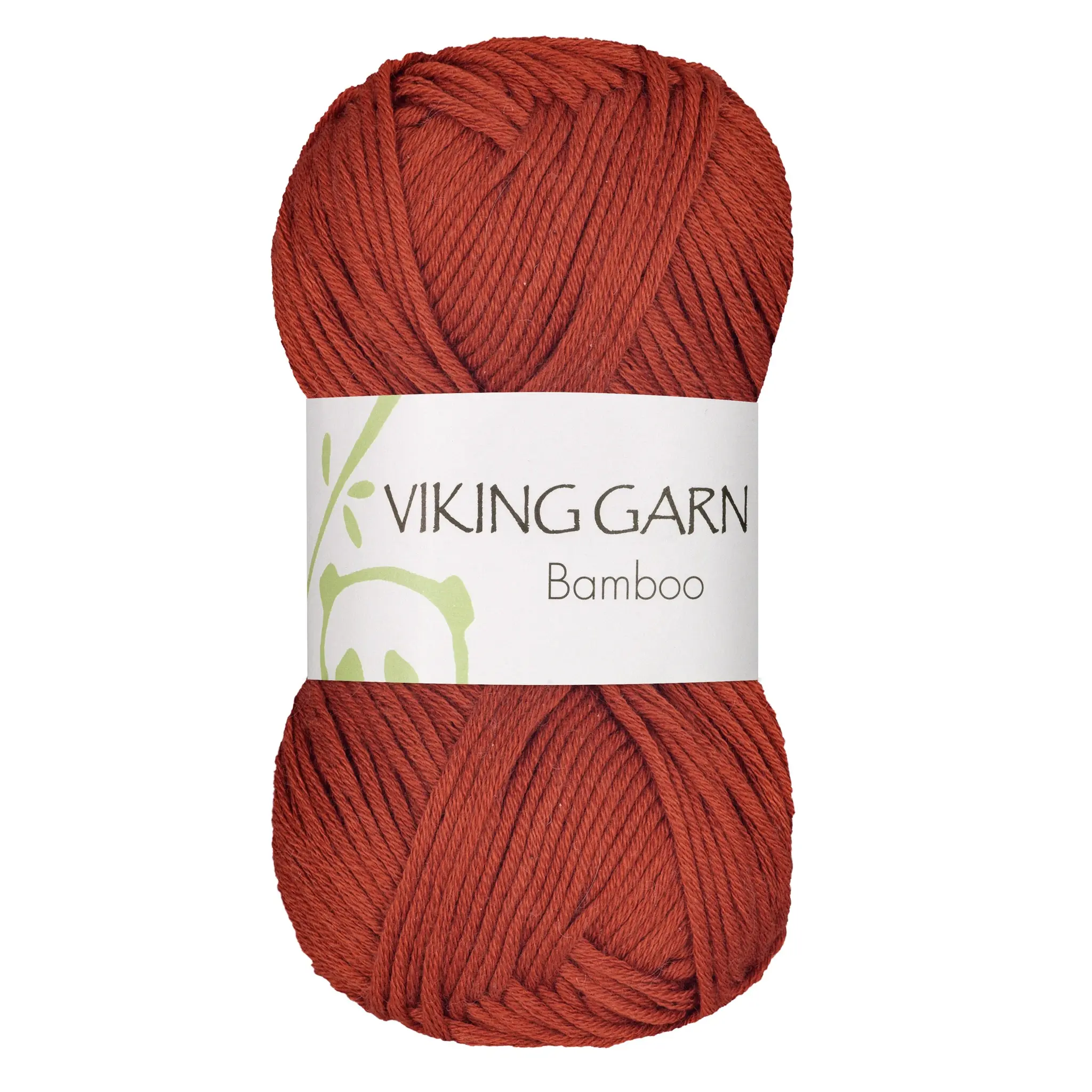 Viking Garn Bamboo, 50g, 653 Bränd orange