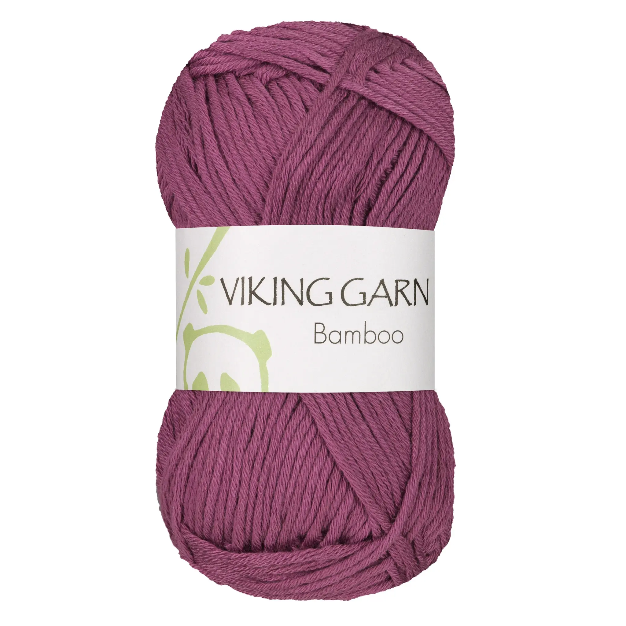 Viking Garn Bamboo, 50g, 662 Mörkrosa