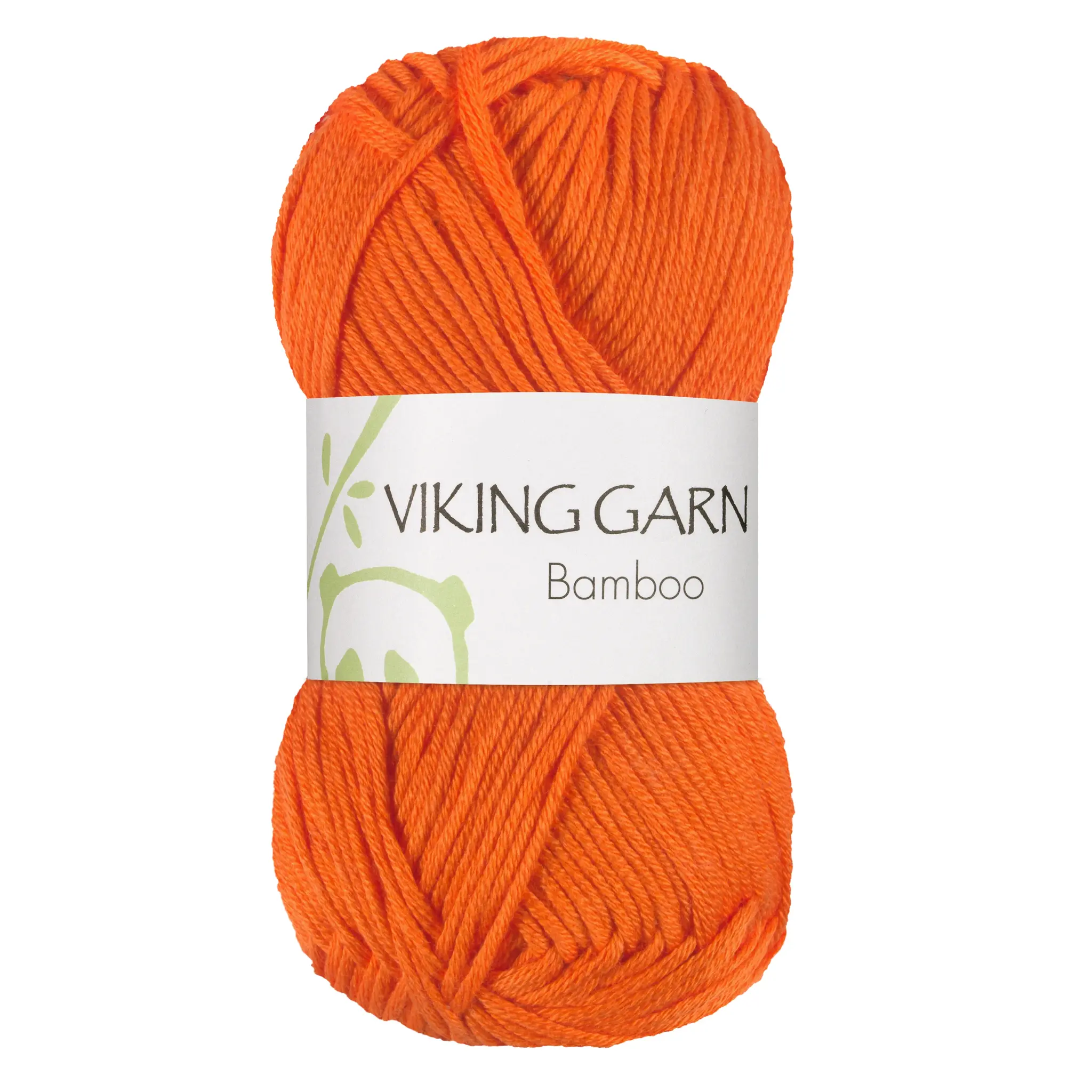 Viking Garn Bamboo, 50g, 652 Stark orange