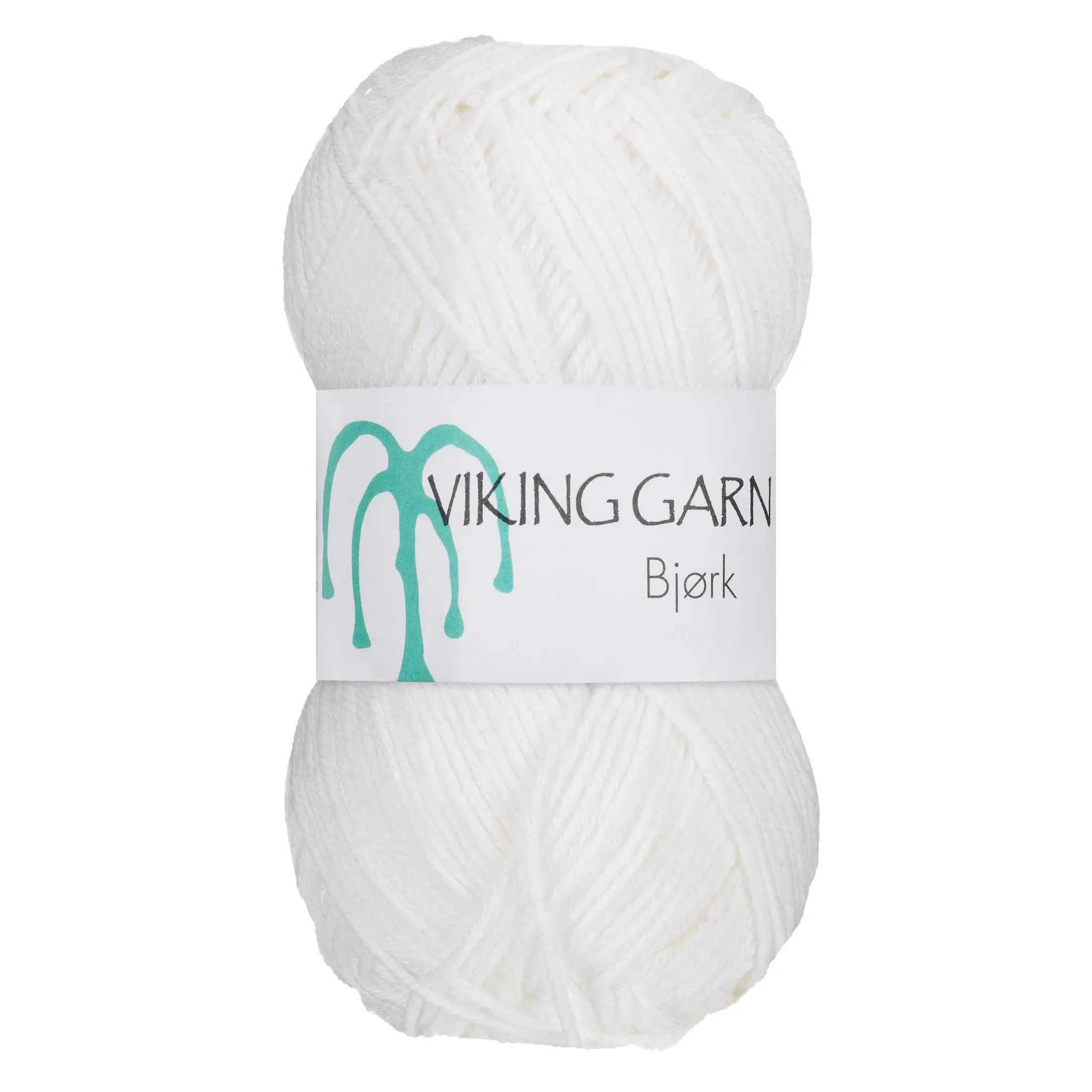 Viking Garn Bjørk, 50g, 500 Vit