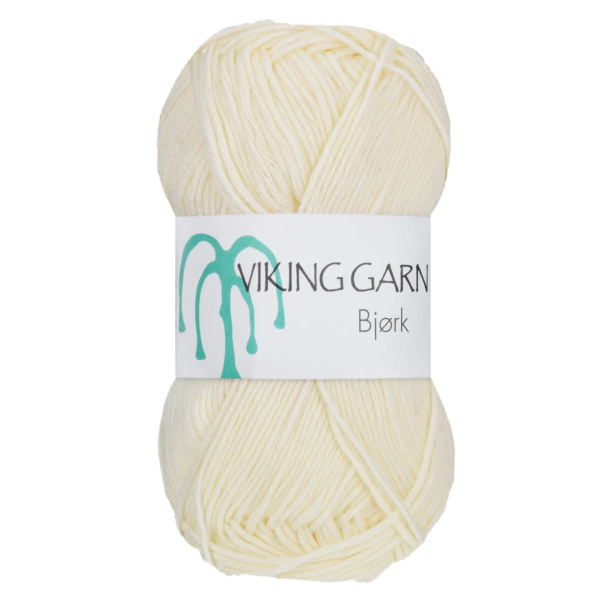 Viking Garn Bjørk, 50g, 502 Naturvit