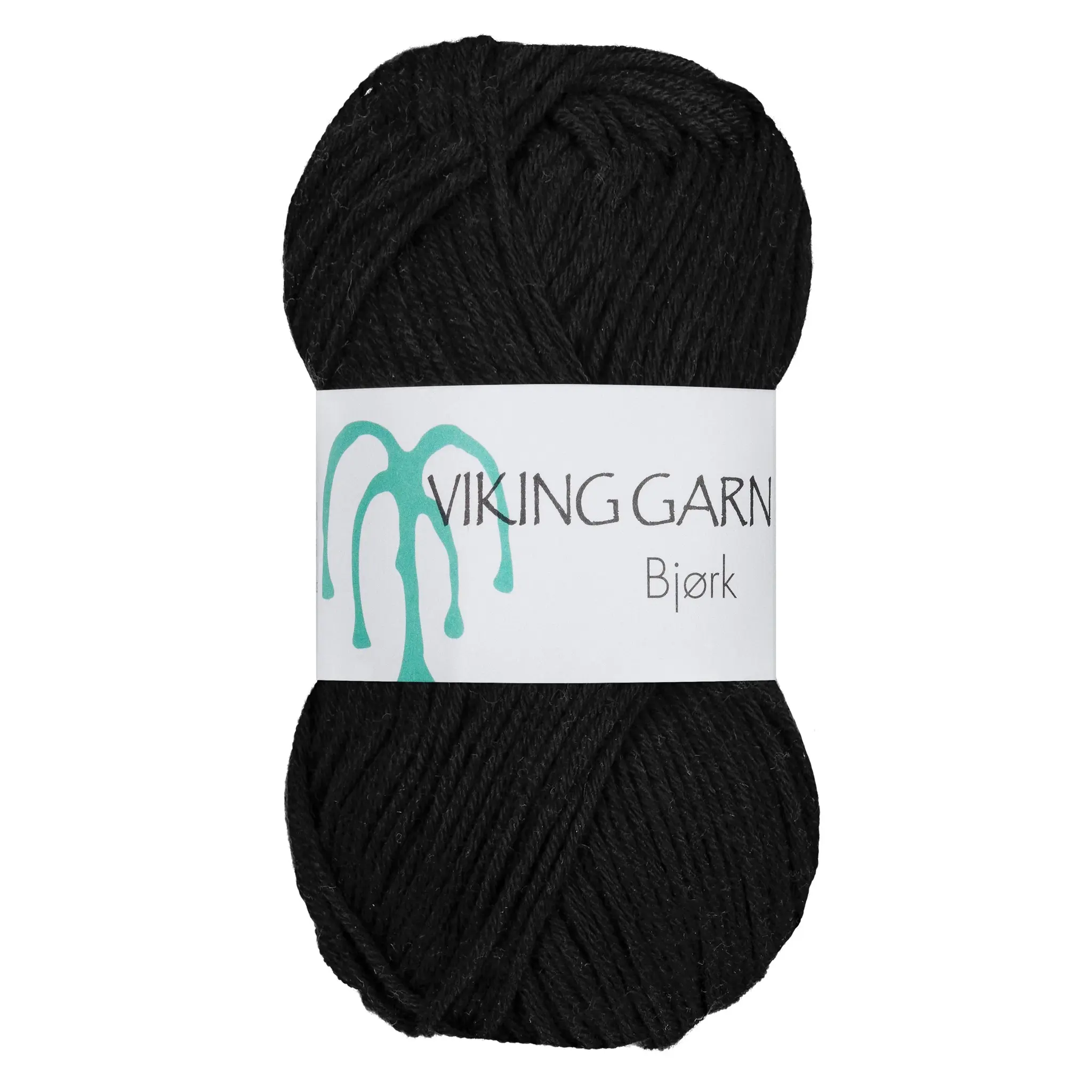 Viking Garn Bjørk, 50g, 503 Svart