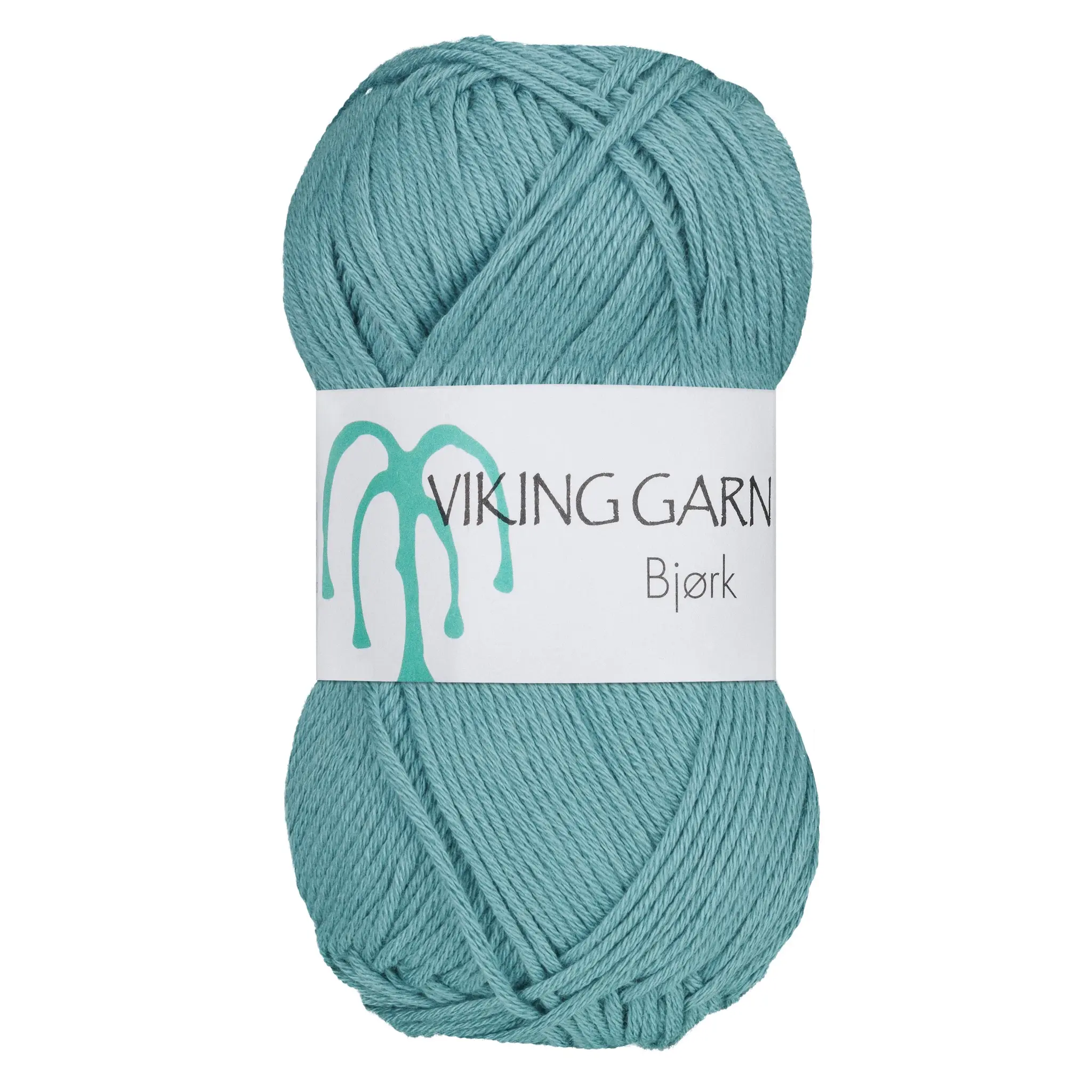 Viking Garn Bjørk, 50g, 528 Ljus petrol