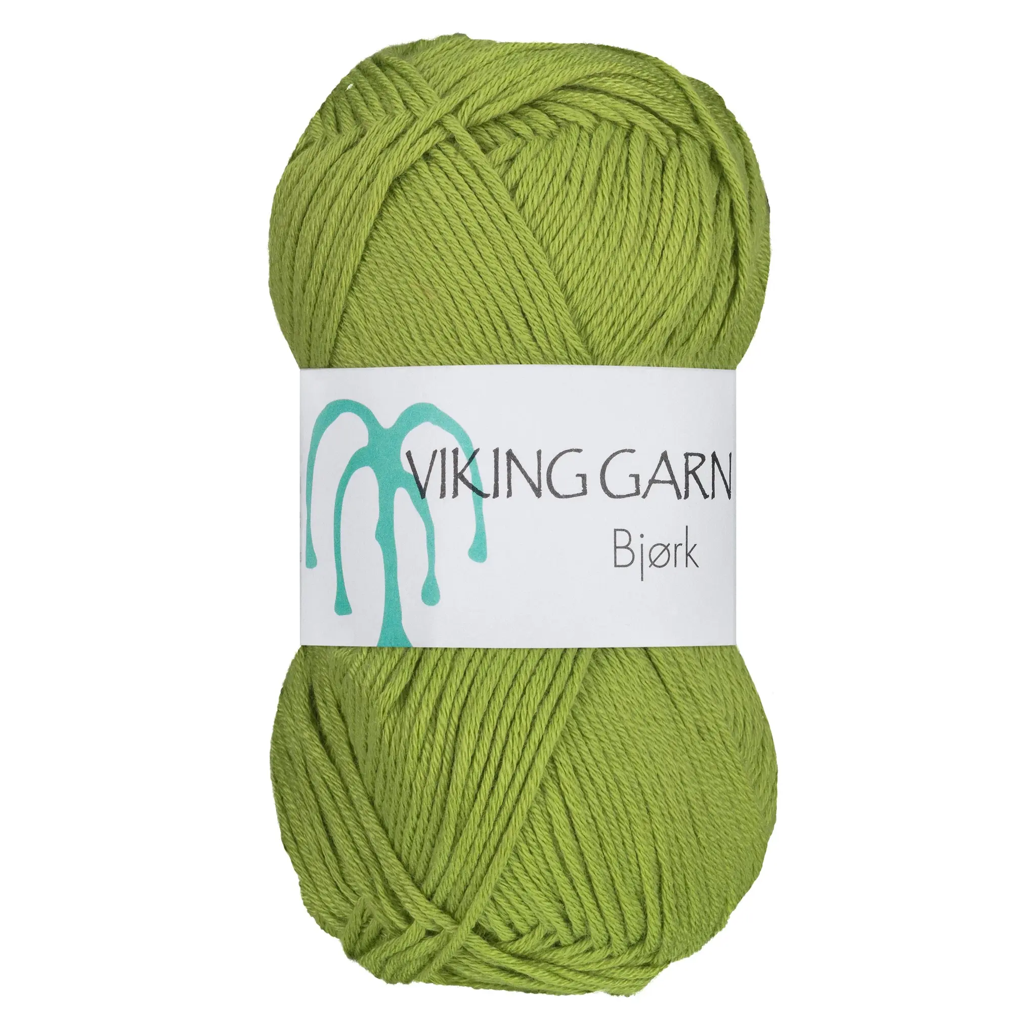 Viking Garn Bjørk, 50g, 537 Ljusgrön